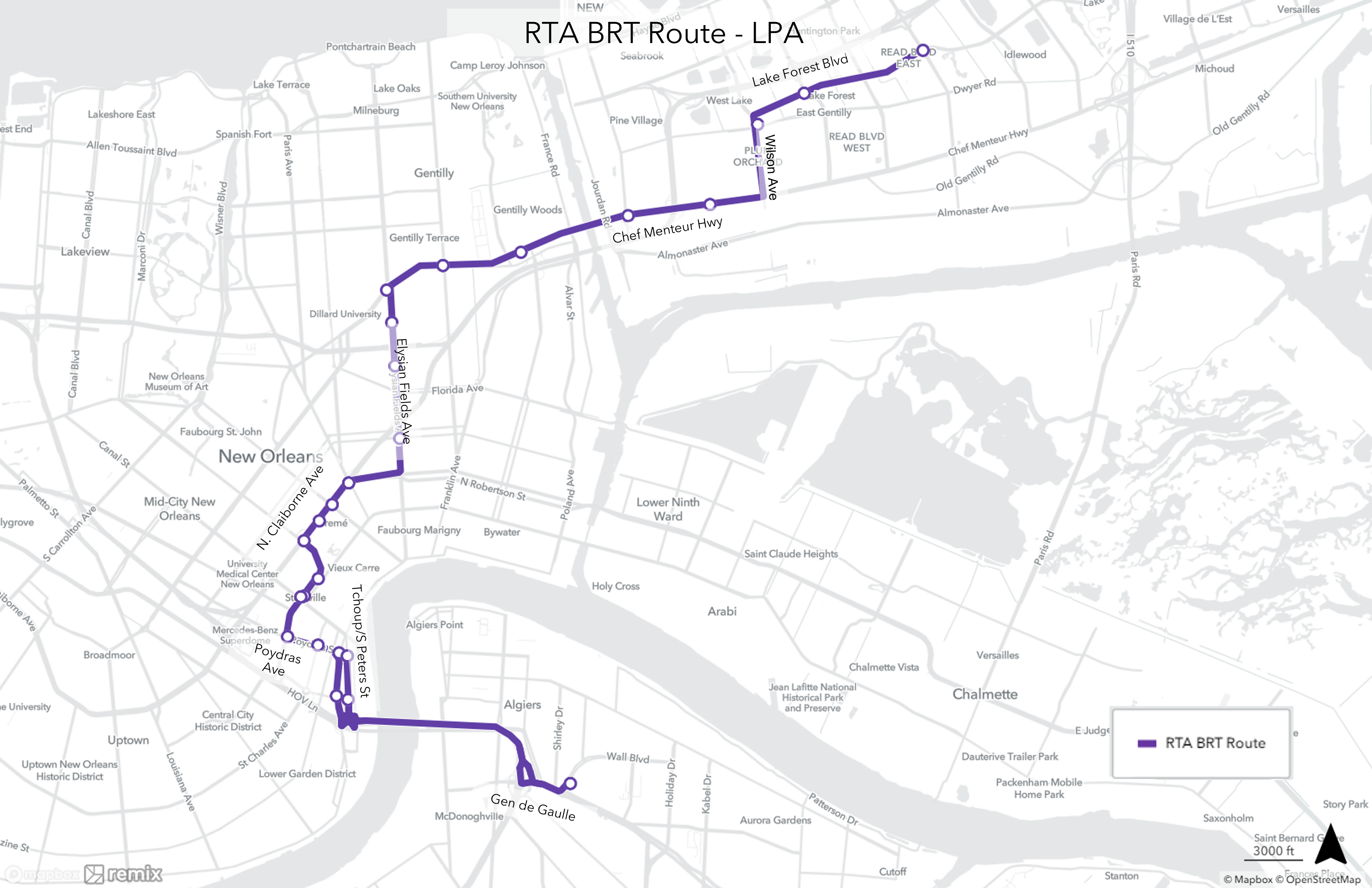 BRT Proposed Route